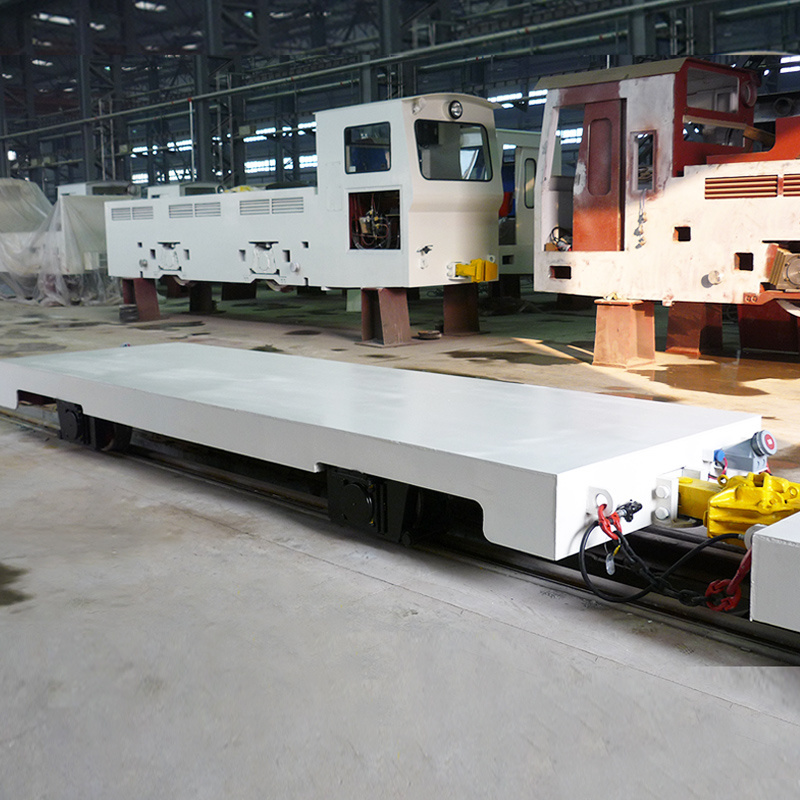 TimesPower Factory customized Flat car of locomotive  Flat car railway wagon for TBM project