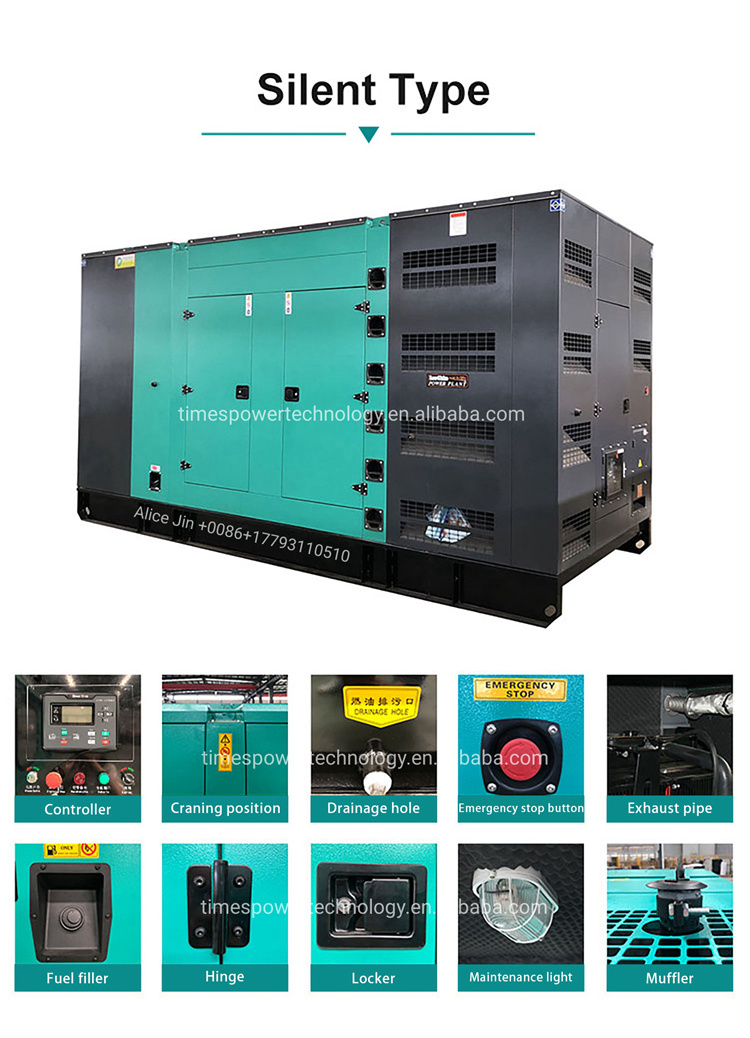 TimesPower Best Chinese Factory price Mobile Power Station Low Noise 26 KW 28 KVA Diesel Generator Set