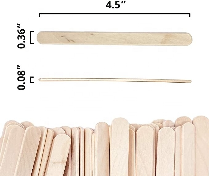 Hot Sale Natural Bamboo Wood Coffee Stirrer Disposable Wood Stir Sticks for Resin Tools