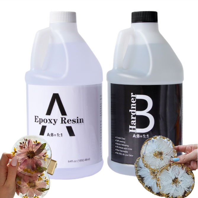 Timesrui Wholesale Crystal Clear Epoxy Resin 1:1 Ratio AB Glue For DIY Table Craft Jewelry Supplies