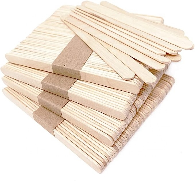 Hot Sale Natural Bamboo Wood Coffee Stirrer Disposable Wood Stir Sticks for Resin Tools