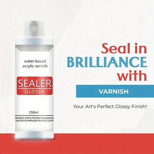 Timesrui Acrylic Varnish Sealer Non-Yellowing Non Toxic Anti-Crazing High Gloss Finish Suitable For  Craft Sealing