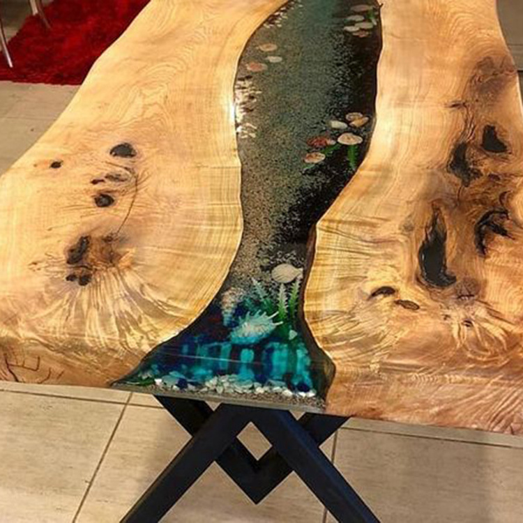 Epoxy Resin Table Wood Liquid Transparent Glass Epoxy Clear Crystal Casting Bulk Resin Epoxy Resin For River Table Art