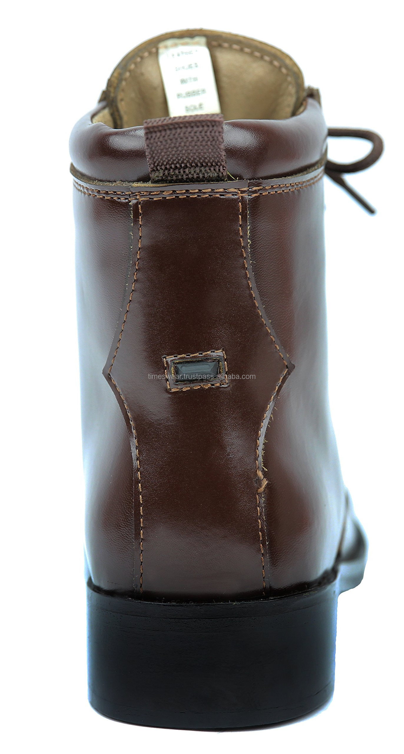 High Quality Genuine Leather Laced English Horse Riding Boots