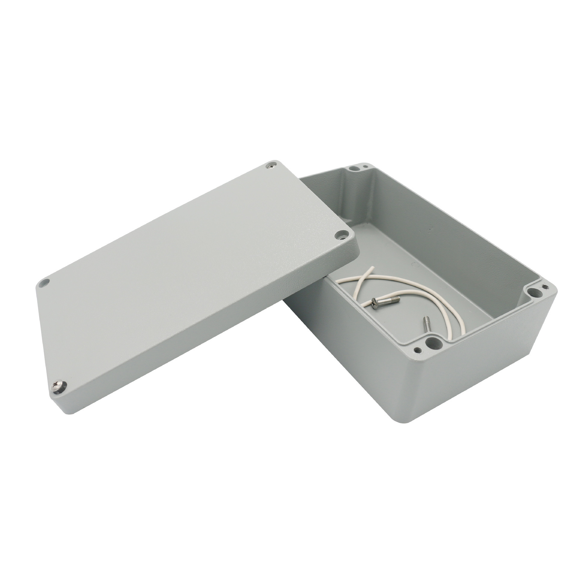 260*160*90 cast aluminum waterproof junction box power box shielding outdoor metal switch processing hole FA64-2