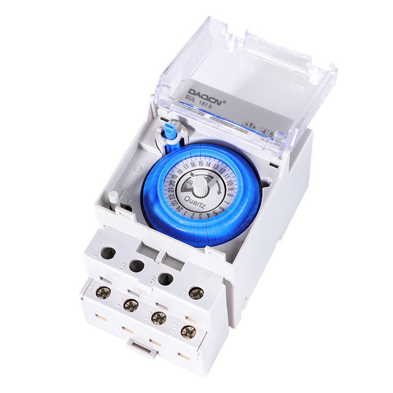 Low MOQ SUL181h industrial timer AC 220V 16A mechanical timer switch for lighting daily weekly time switch