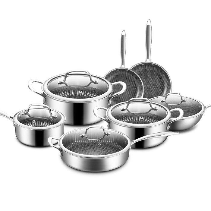 3-PLY S/S cookware set