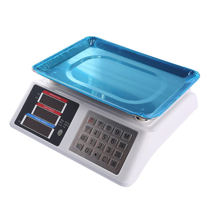 Digital Pricing Computing Scale 40kg Weighing Scale Digital Table Scale Calculate Weight and Price