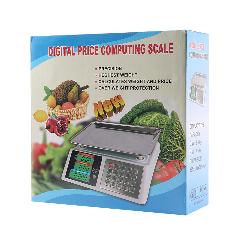 Digital Pricing Computing Scale 40kg Weighing Scale Digital Table Scale Calculate Weight and Price