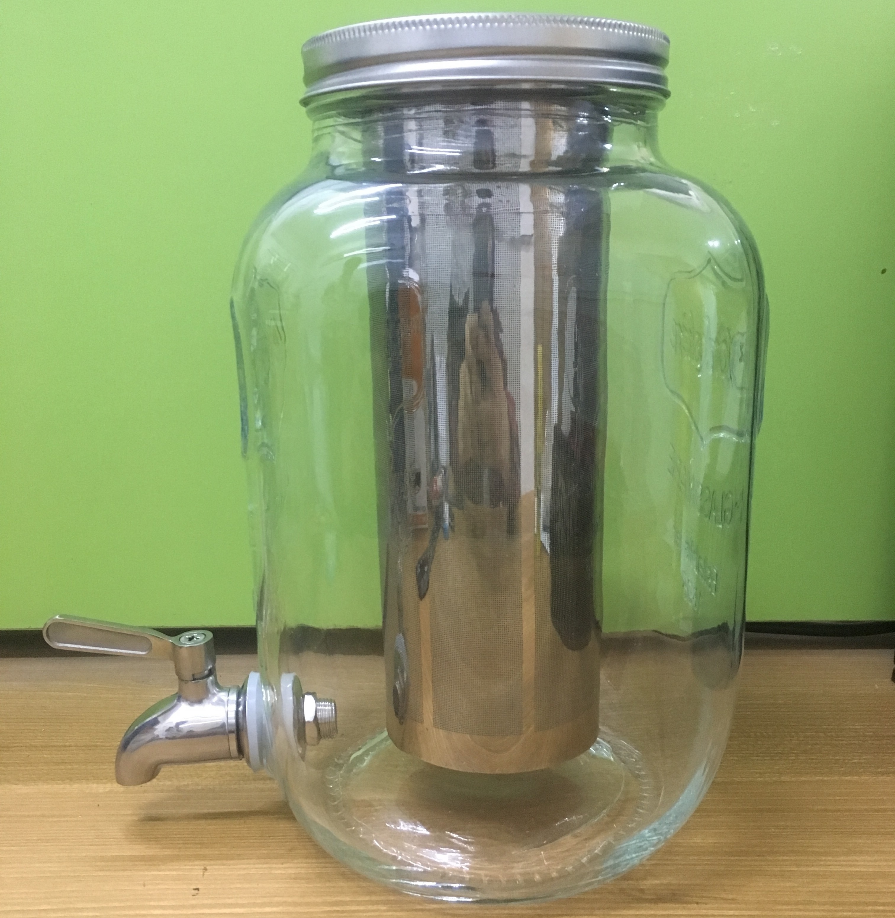 1 gallon portable tea Drink glass iced drip Cold Brew pitcher system Cold Brew Mason Jar Coffee Maker with filter