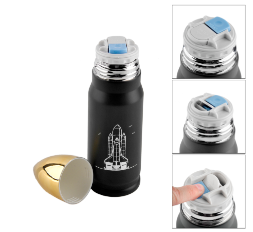 1000ml 17oz shotgun shell Bullet Shaped vacuum flask Stainless Steel rocket shaped bullet tumbler cup thermo water bottle