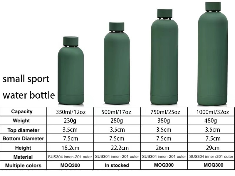 500ml cola fitness thermo eco friendly vacuum metal drink bottle stainless steel insulated water bottle with custom logo