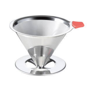 Permanent Food Grade  Cone Shape Reusable Coffee Filter For Mug