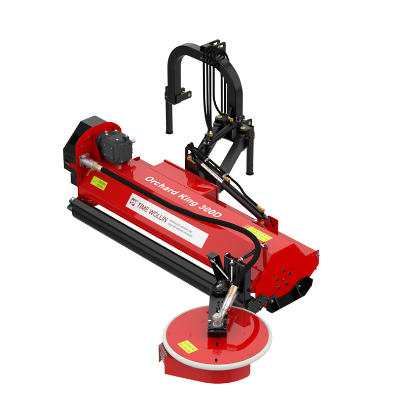 New design Crush branches, Side-shifted, Overturns Flail mower swing arm mower - Orchard King 300C