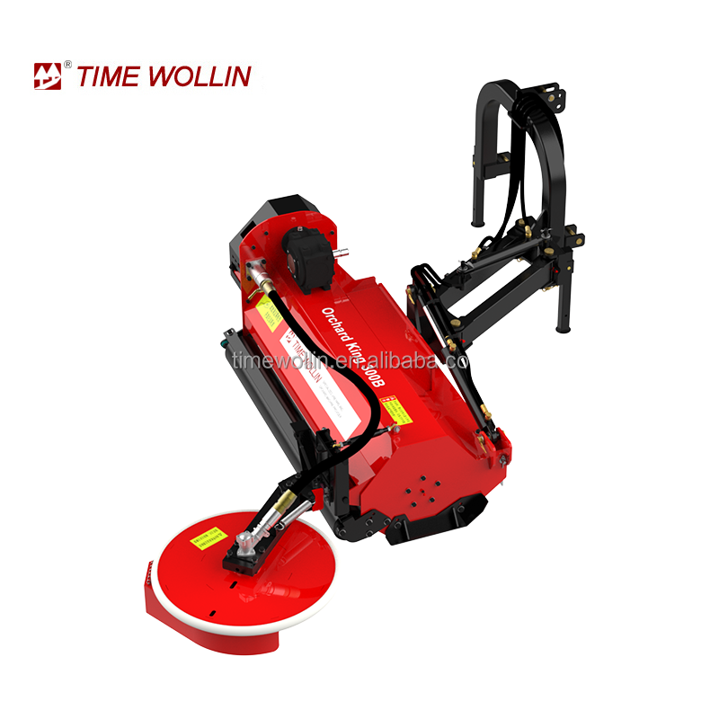 New design swing arm flail mower 50% price of hydraulic model Orchard King 300 undervine mowing machine