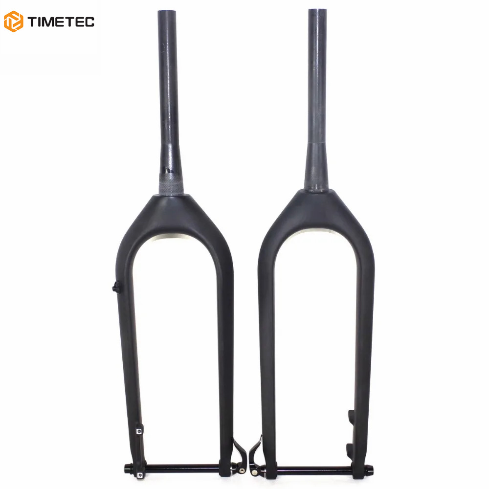 26ER Fat Bike Carbon Fork 135m Through Axle Taped Snow Bicycle Composite Fork Fast Shipping Drop Shipping