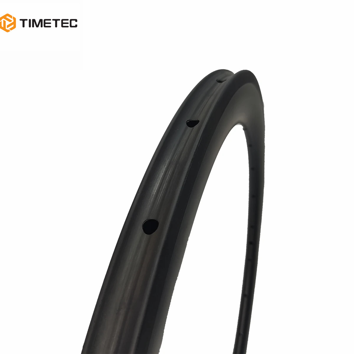 Timetec 650C V Brake Road Carbon Fiber Rims 23mm Width 50mm Profile Clincher Tubular Customized Bicycle Circle