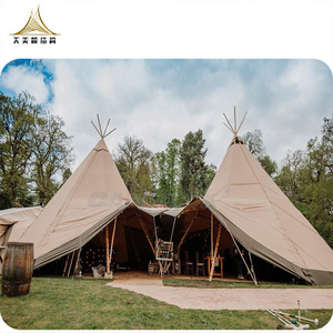 Luxury Waterproof  Trade Show Lake District Tipi and Bell TentsCamping Glamping Indian Tipi Tent For Sale