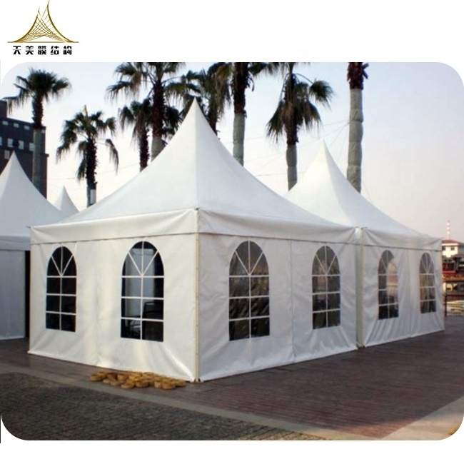 Outdoor pvc pagoda tent wedding small gazebo 4x4 canopy tent