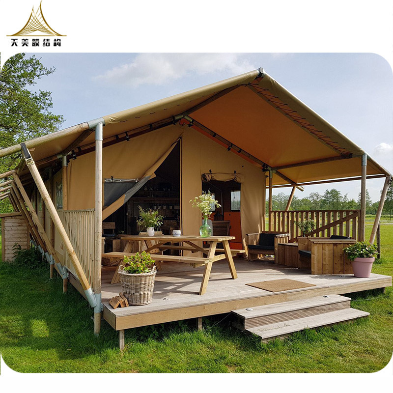 Easy set up preservative wood house luxury african safari tents for sale uk