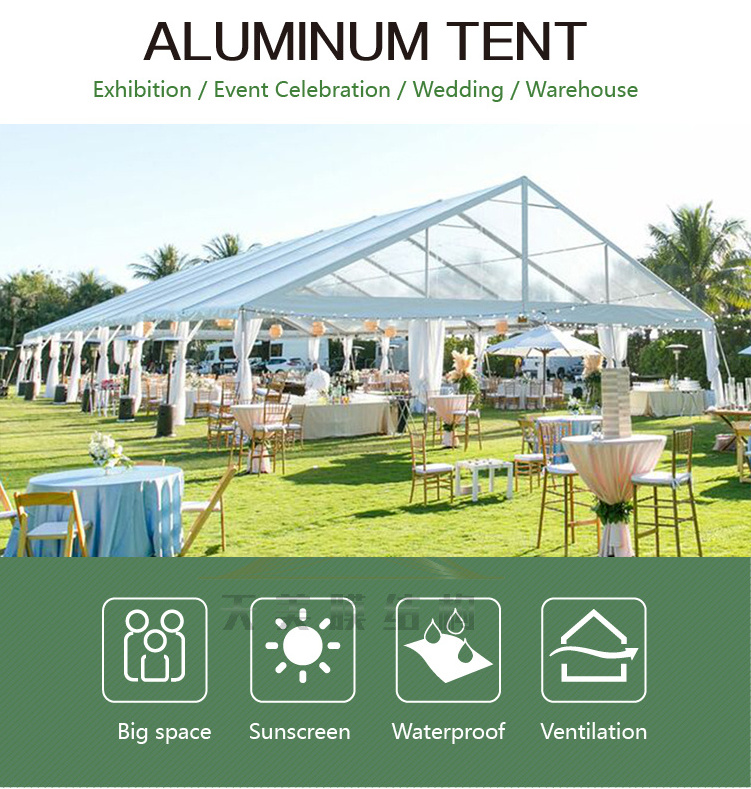 6x12 10x20 tent chapiteau mariage cheap price 1000 seater trade show tent