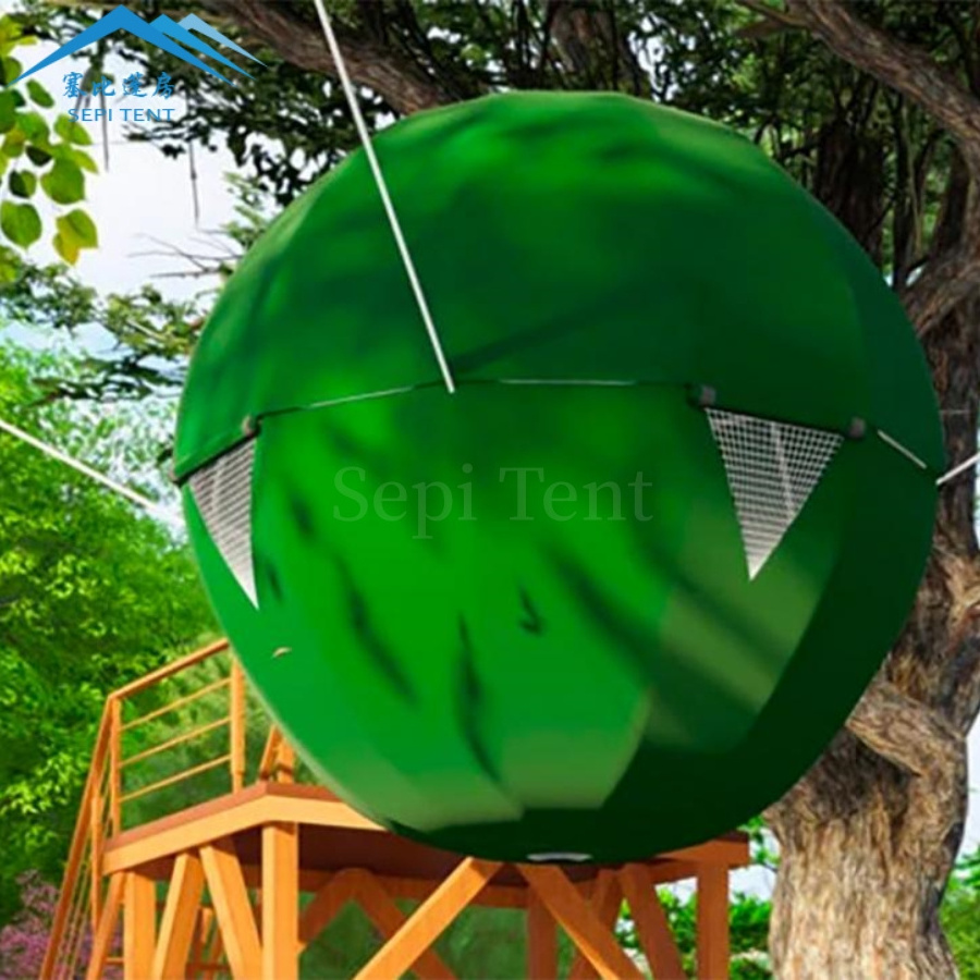 Custom 2024 New Arrival Tree Hanging Tent Dome House Tent Outdoor Camping Tree Tent