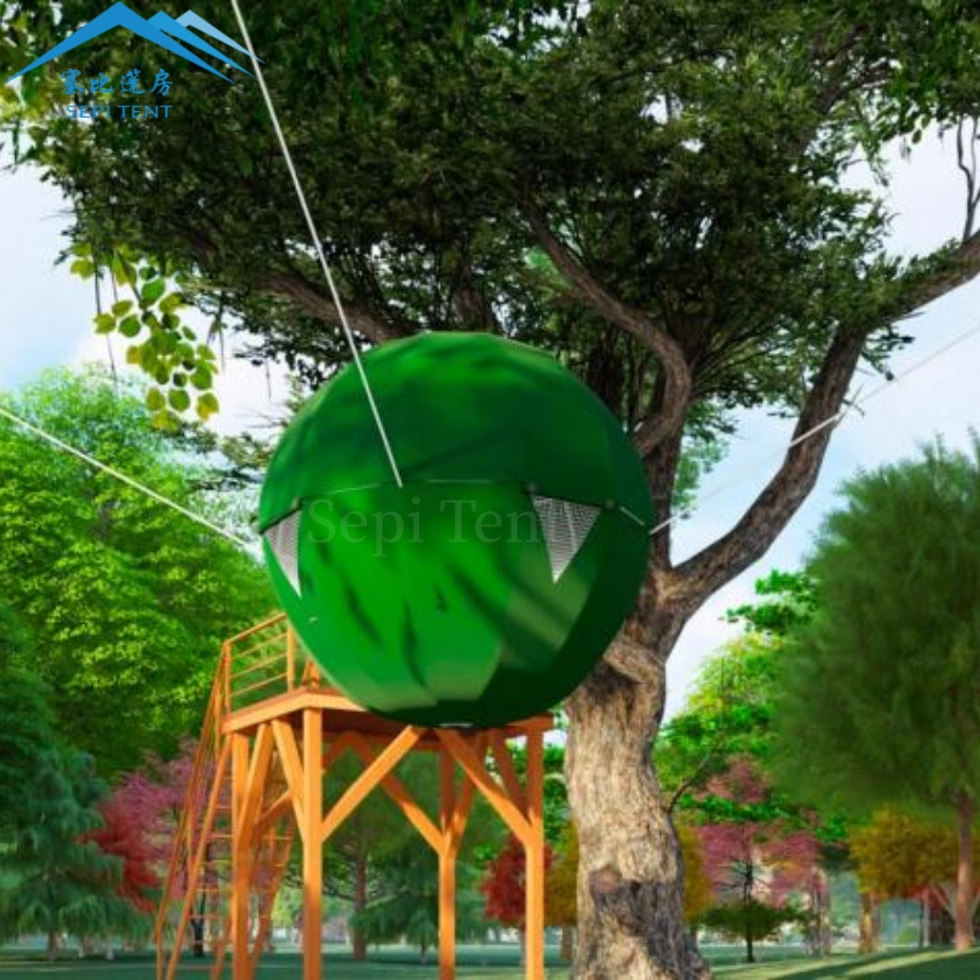 Custom 2024 New Arrival Tree Hanging Tent Dome House Tent Outdoor Camping Tree Tent