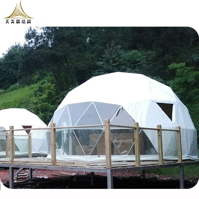 Winter geodesic dome tent house kit outdoor dome tent glamping domos accommodation