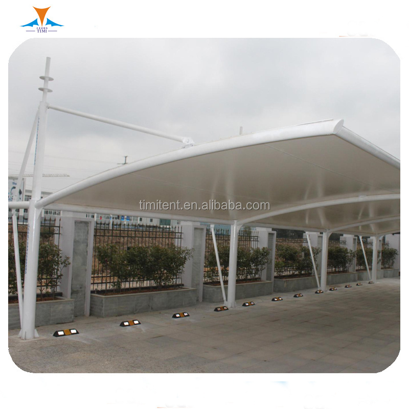 Custom made metal structure carport parts canopy parking shade structures tent