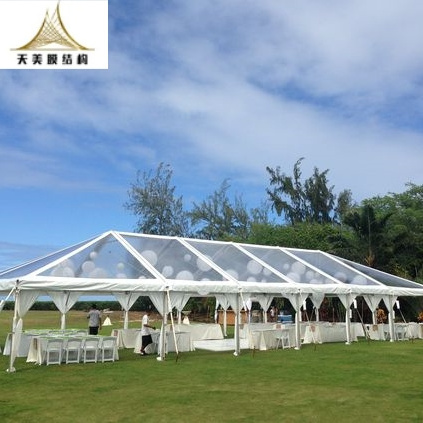 Tent Factory Luxury Outdoor Heavy Duty Aluminum Frame PVC Wedding Event Party Tent for 50 150 500 People