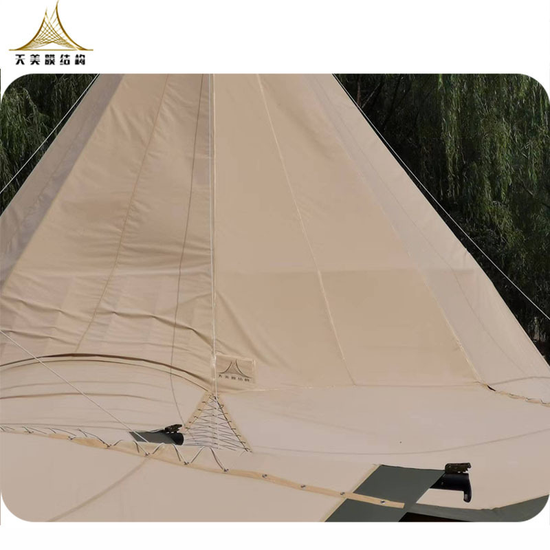 Large Space Waterproof Luxury Indian Tipi Yurt Safari Tent For Wedding Party Events