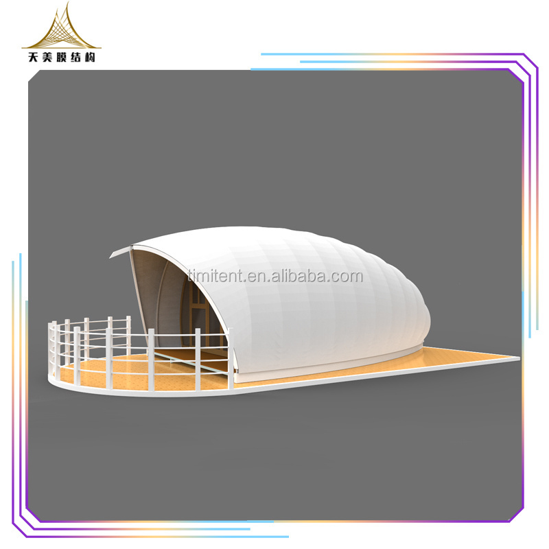 Eco shell/cocoon hotel tent luxury resort tent with bathroom