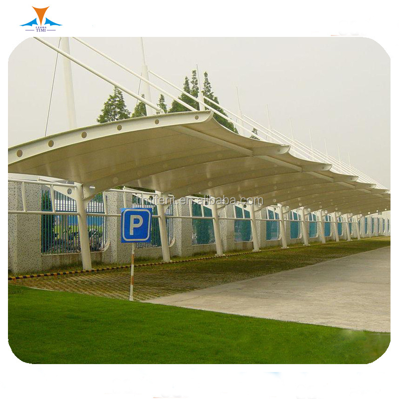 Custom made metal structure carport parts canopy parking shade structures tent