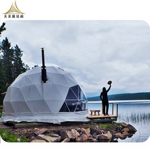 Winter geodesic dome tent house kit outdoor dome tent glamping domos accommodation