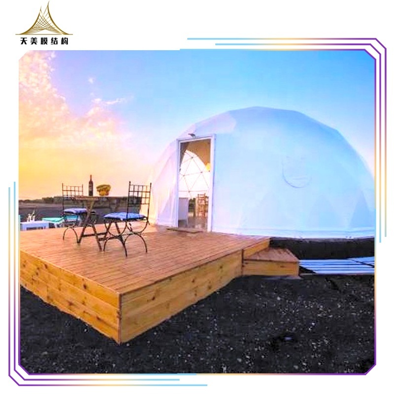 hot sale 6m diameter commercial geodesic dome greenhouse dome home