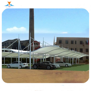 12x15 12x20 12x24 15x15 16x20 18x20 20x10 20x20 20x30 24x24 30x30 PVDF PTFE Membrane Structure Modern Metal Steel Carport Kit