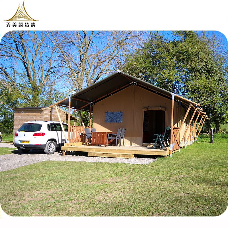 Easy set up preservative wood house luxury african safari tents for sale uk