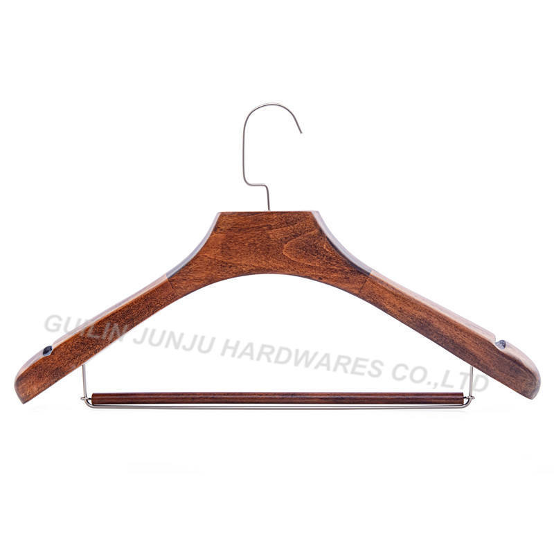 Factory hot sale wooden hangers clothes store Hotel hanger rack