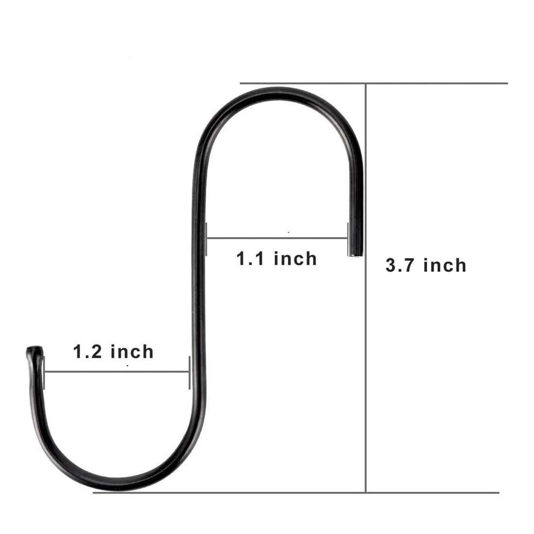 Home S Hooks Stainless Steel S Hooks Multi Function Metal Hangers Hanging Hooks For Kitchen