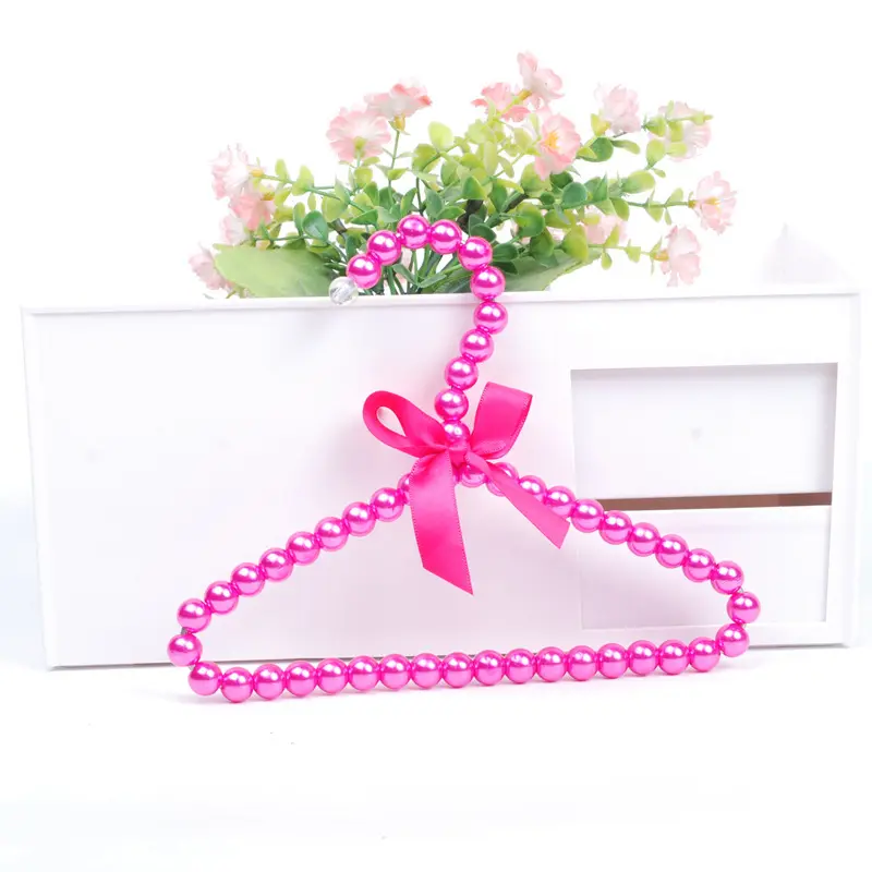 Wholesale Cute clothes Pearl Hanger Rack baby children clothes sweater Hanger