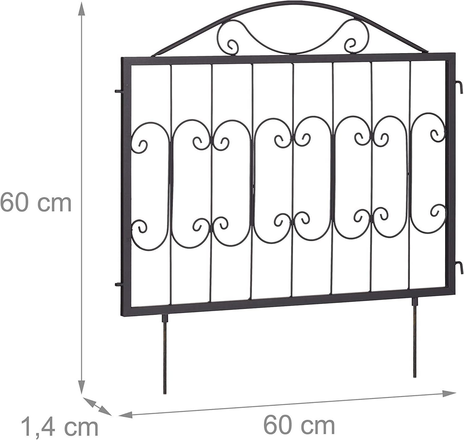 Outdoor Garden Iron Art Landing Pet Fence European Park Outdoor Fence Lawn Decoration Garden Fence