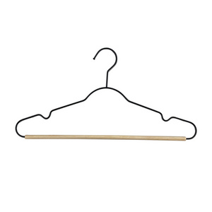 New arrival luxury eucalyptus metal wooden hanger clothes hangers