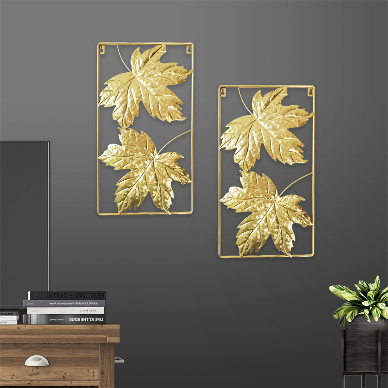 Nordic Gold Silver Home Wall Decoration Living Room Bedroom Metal Wall Hanging Decoration