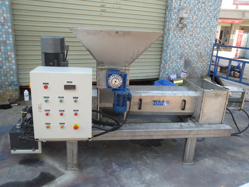 dewatering screw press machine for organic food waste dewatering