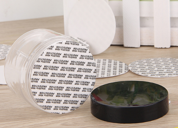 500mg edible cookie candy clear jar airtight smell proof pot packaging RX stickers custom names logo