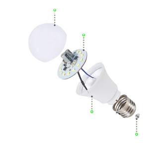 High brightness 2 years warranty 5w 7w 9w 12w high lumen security Aluminum plastic 24V 12V LED bulb