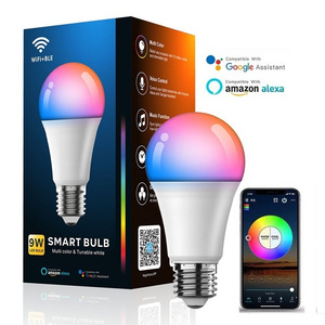 Amazon popular Alexa and Google Bluetooth Led Bulb 9W 10W RGB Smart LED Light Bulbs