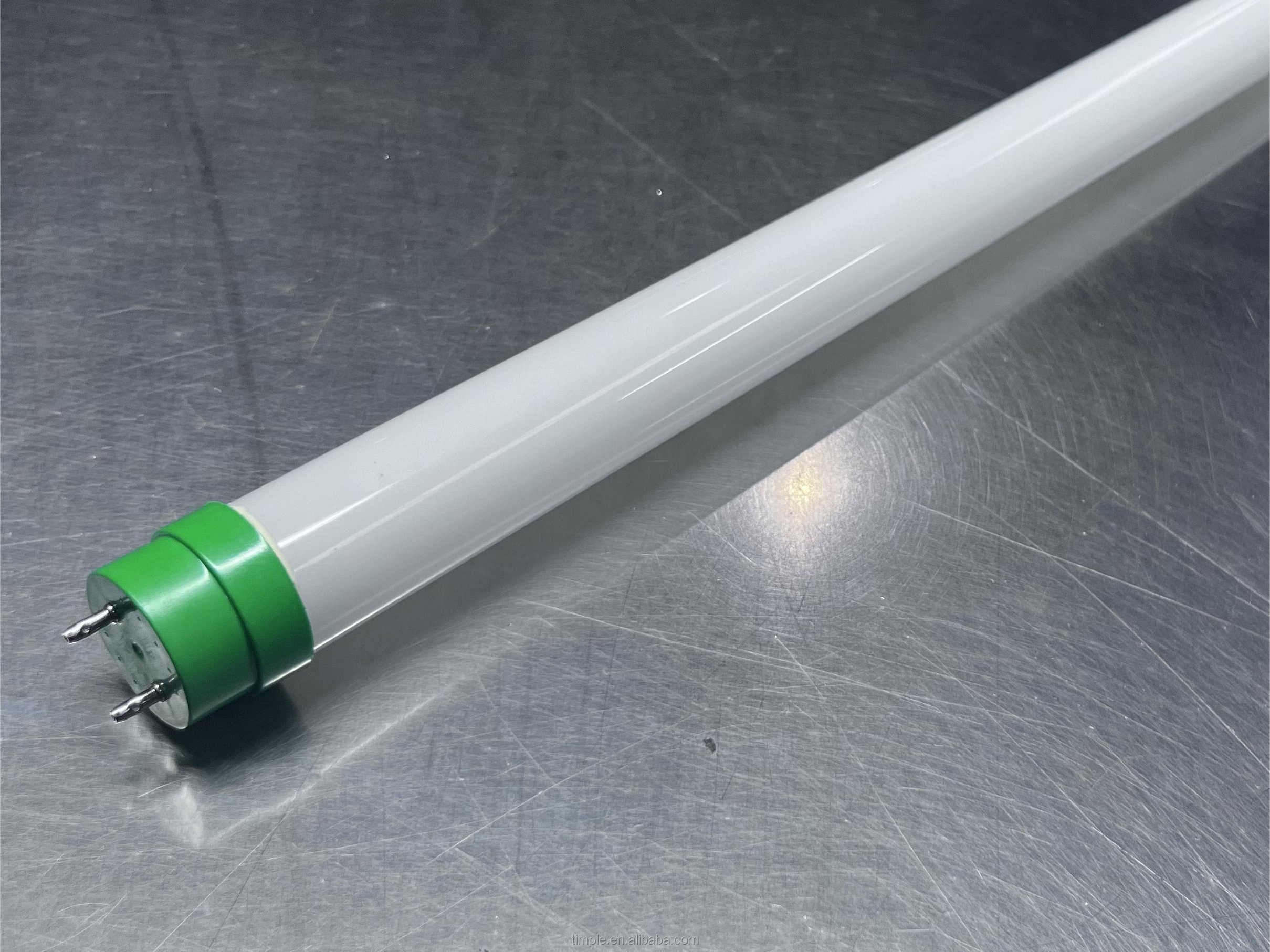 TIMPLE China factory supplier T8 LED Tube light glass+plastic lamp 9W/18W/24W