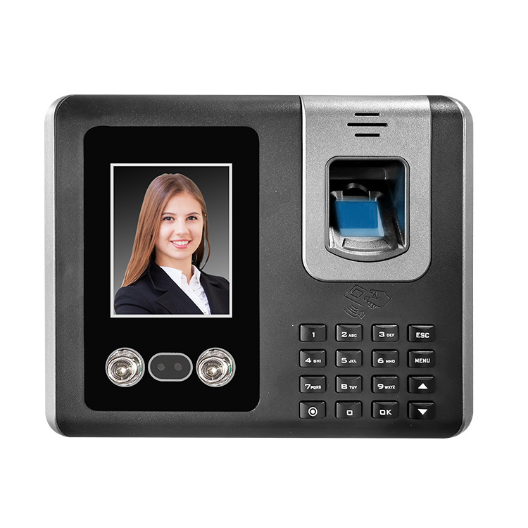 Timmy Punch Time Clock Scanner Biometric Fingerprint And Face Recognition Finger Print Access Control Machine