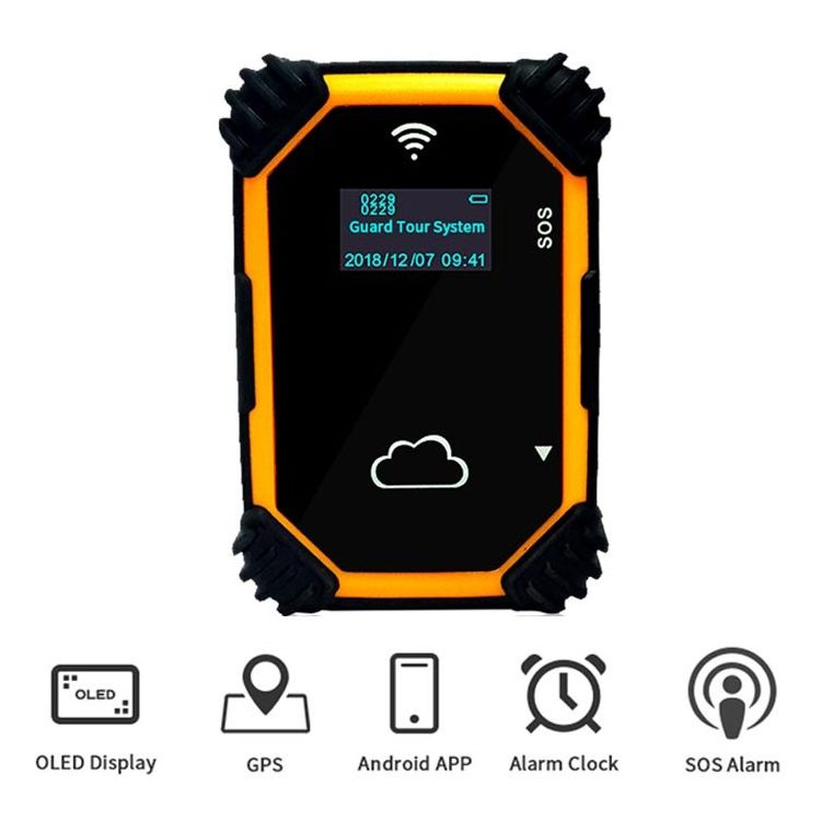 Cloud Software 4G Sim Card 125khz  Security Tracking patrol Guard Tour System rfid guard tour system